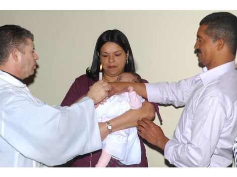 Batizado no bairro da Vila Brasilina