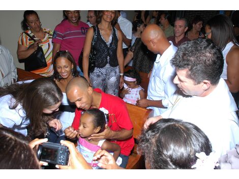 Batizado no bairro da Vila das Merces